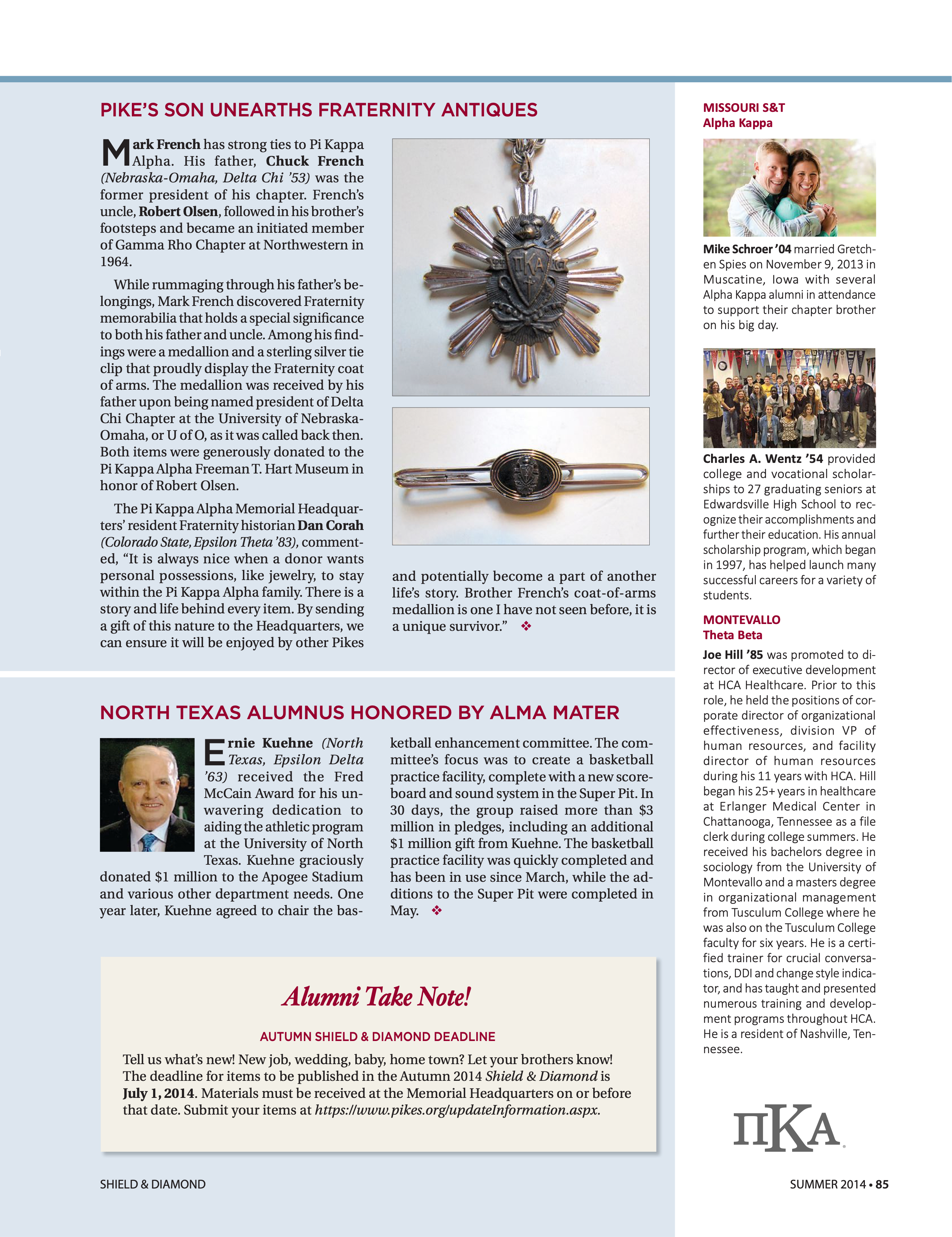 Pike's Son Unearths Fraternity Antiques